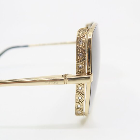 Chopard SCHD48S 0300 Gold/Gradient/Crystals, New Women's Sunglasses. - Picture 5 of 9